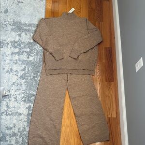 Cozy Brown women’s sweater set